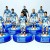 Subbuteo Andrew Table Soccer Greece 2004 European Champions on Special edition bases with National flag